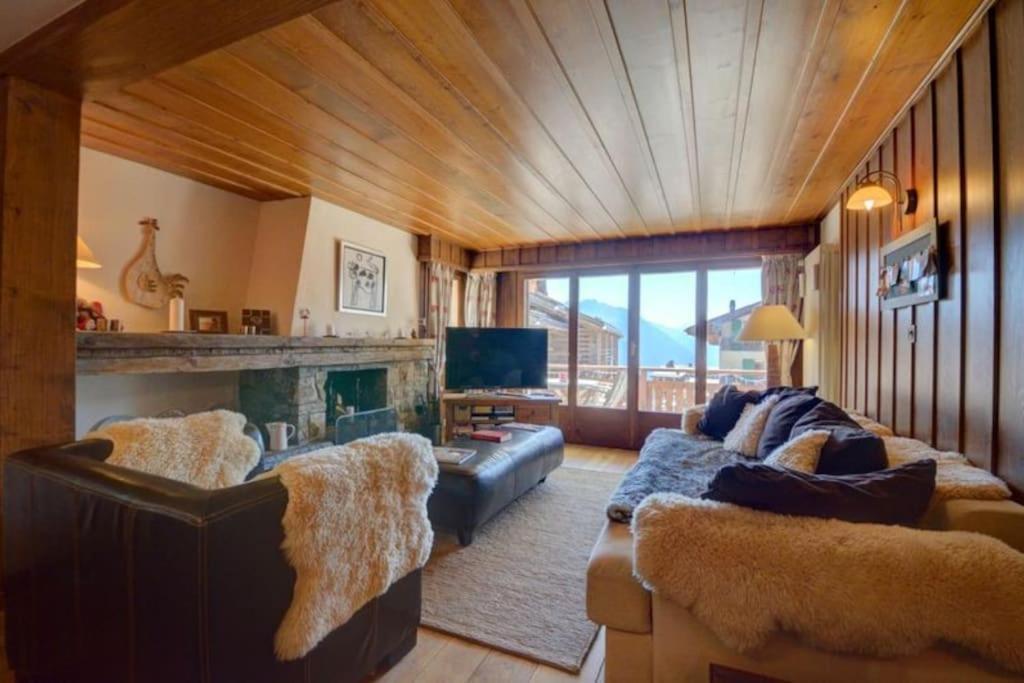 Ski-In, Chalet-Style Appt Central Verbier - 1 Min Walk To Lift Exteriör bild
